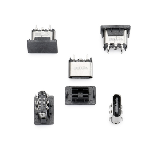 TYPE-C 16P母座 直立式帶定位 H=6.65-UC.02.61-1K-0002_調整大小